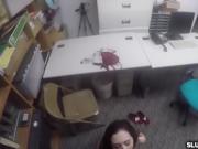 Lily Jordan giving the LP Officers cock a head