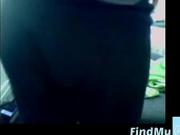 webcam girl showing asshole