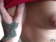 Hunk gets a lusty chance to pound babes luscious fuck hole