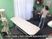 Slim patient gets bad doctors dick in office