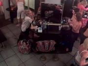 Strip club dressing room camera