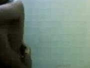 Two lovers having fun in the shower