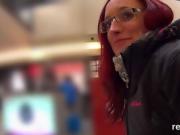 Luscious czech teenie is seduced in the mall and pounded in p