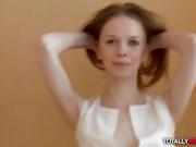 Shy Redhead Shows Everything