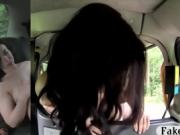 Sexy passenger drilled by nasty driver to off her fare