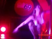 Live erotic striptease on stage by Luci Felina at SEB 2018