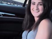 Busty college babe gets a much needed anal stretch