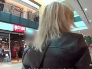 Gorgeous czech kitten was seduced in the shopping centre and