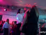 Hot teens get fully insane and undressed at hardcore party