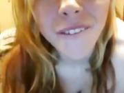 webcam blonde girl masturbate with curling toe