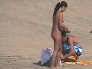 Nude Couples Spyied On Fuerte Ventura Island Beach