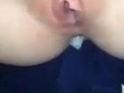 Amateur Asian creampie