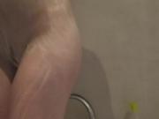 Hot girlfriend gets nice and soapy while showering