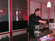 blonde skinny small tits teen german gangbang with in bar