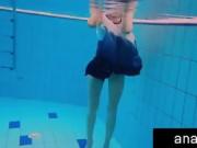 Teen girl avenna swimming pool