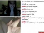 omegle pretty girl watch guy with huge cock and strip