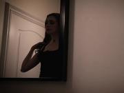 BF convinces his petite teen GF to become an escort