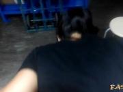 Fucking my Asian girlfriend at office