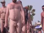 Walkers on Nude Beach