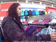 Attractive czech chick is teased in the supermarket and shagg