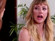 Reluctant lady needs to lick to get job