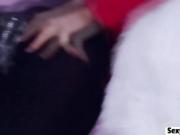 Throat-fucked blonde Barbarella gets fucked in wild threesome