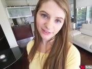 Alice March got her petite pussy screwed by her step bro