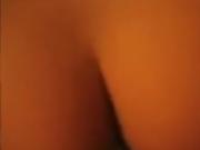 Huge cum on her ass in bathroom