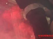 redhead maid with big boobs fucking hard on stage FEDA 2014