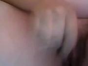 Young BBW with big tits masturbates on webcam