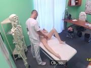 Dude playing doctor fuck brunette