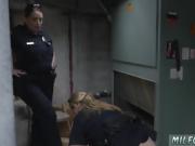 Police trample and yanks hairy milf Domestic Disturbance Call