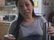 Skype Slut Miss Z Playing in Kitchen - Copy