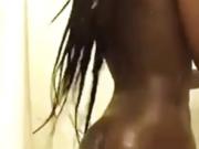 Slim chick showering and twerking - BlackPorn247com