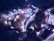 Tiny Teen Christmas Lights Fuck