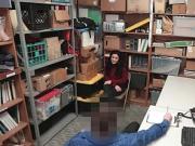 Shoplyfter Monica Sage fucked sideways by the LP Officer