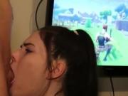 Facefucking my teen girlfriend