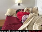 Stepmom In Stockings Shares Bed With Horny Stepson