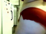 Chubby busty brunette teen webcam dance and booty shake pt2