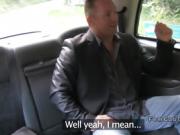 American guy bangs British cab driver
