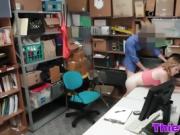 Big cock for thieves Bonnie and Maya in office