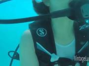Underwater Sex in Sexy White Outfit Pt 1