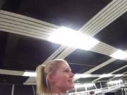 Stunning czech teen is seduced in the supermarket and screwed