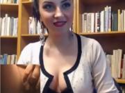 Library webcam live at 1hottie with amateur hottie