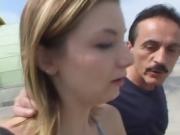 Very Cute Blondes Get Fucked By Older Guy