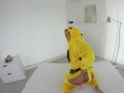 Hot pokemon babe Nicole Love solo VR porn movie