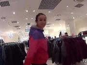 Gorgeous czech girl was teased in the shopping centre and fuc