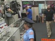 Gorgeous Police Officer Gets Fucked In The Store