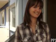 Sucking a hard cock for cash