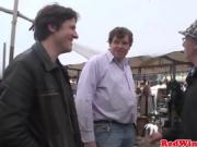Longhaired dutch hooker gets nailed by tourist